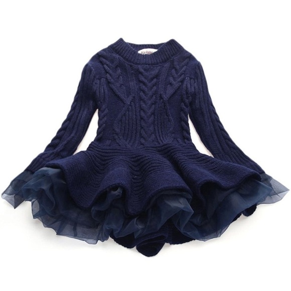 None Other - Girls Sweater tulle dress. Size 2T. Excellent condition!